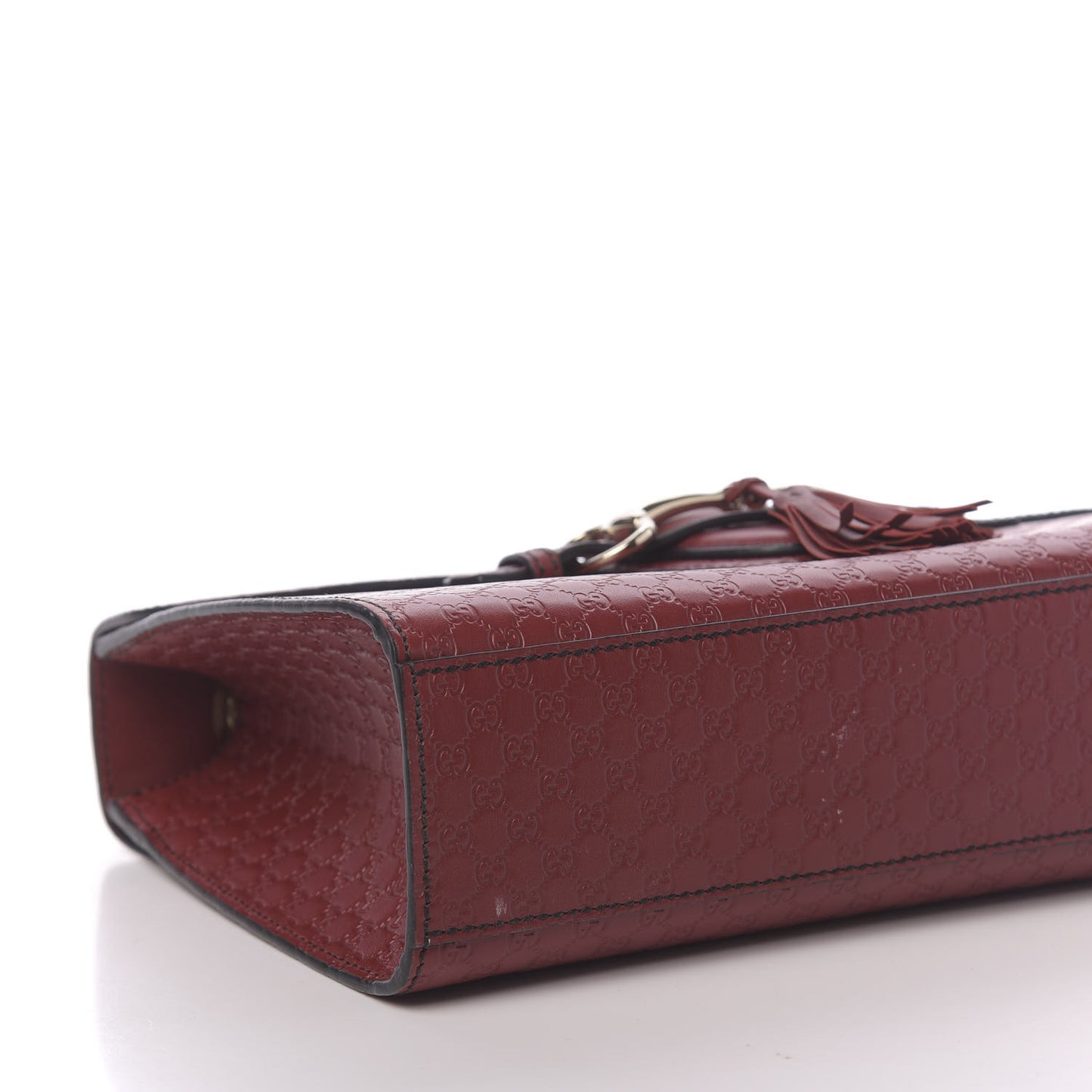 Microguccissima Medium Emily Chain Shoulder Bag Red
