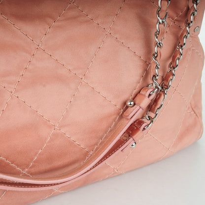Chanel Iridescent Calfskin Small Sea Hit Tote Pink 5 of 11