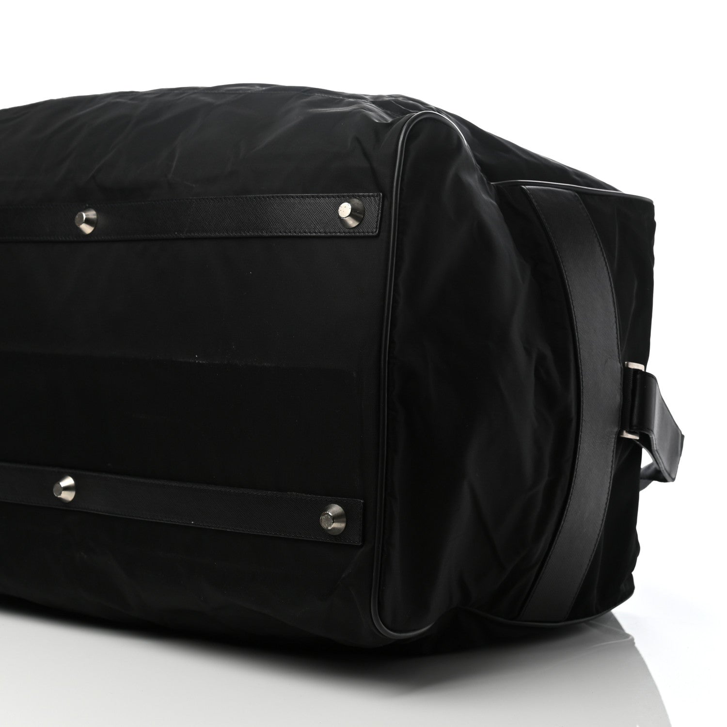 Prada Tessuto Nylon Saffiano Viaggio Carry On Travel Bag Black 5 of 8