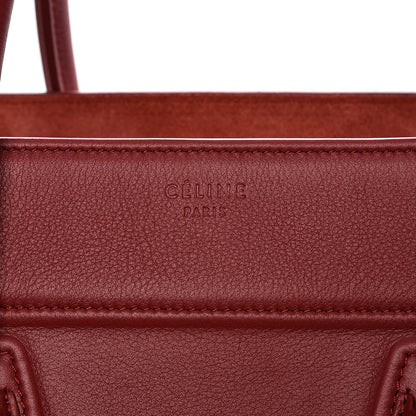 Celine Supple Calfskin Medium Phantom Luggage Red 8 of 8