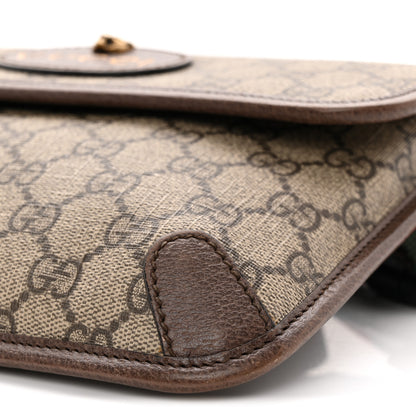Gucci GG Supreme Monogram Neo Vintage Web Belt Bag Brown 10 of 13