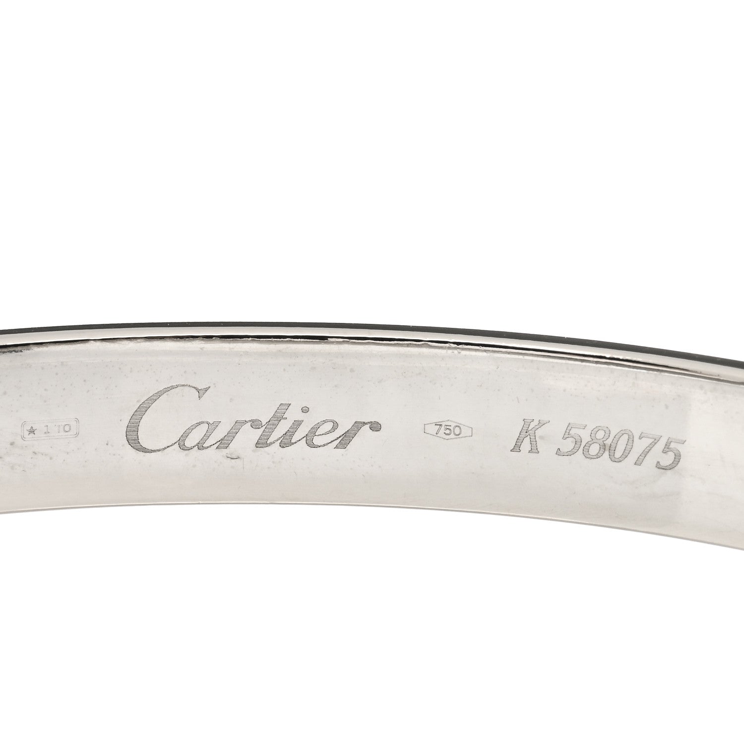 Cartier 18K White Gold LOVE Bracelet 16 3 of 4