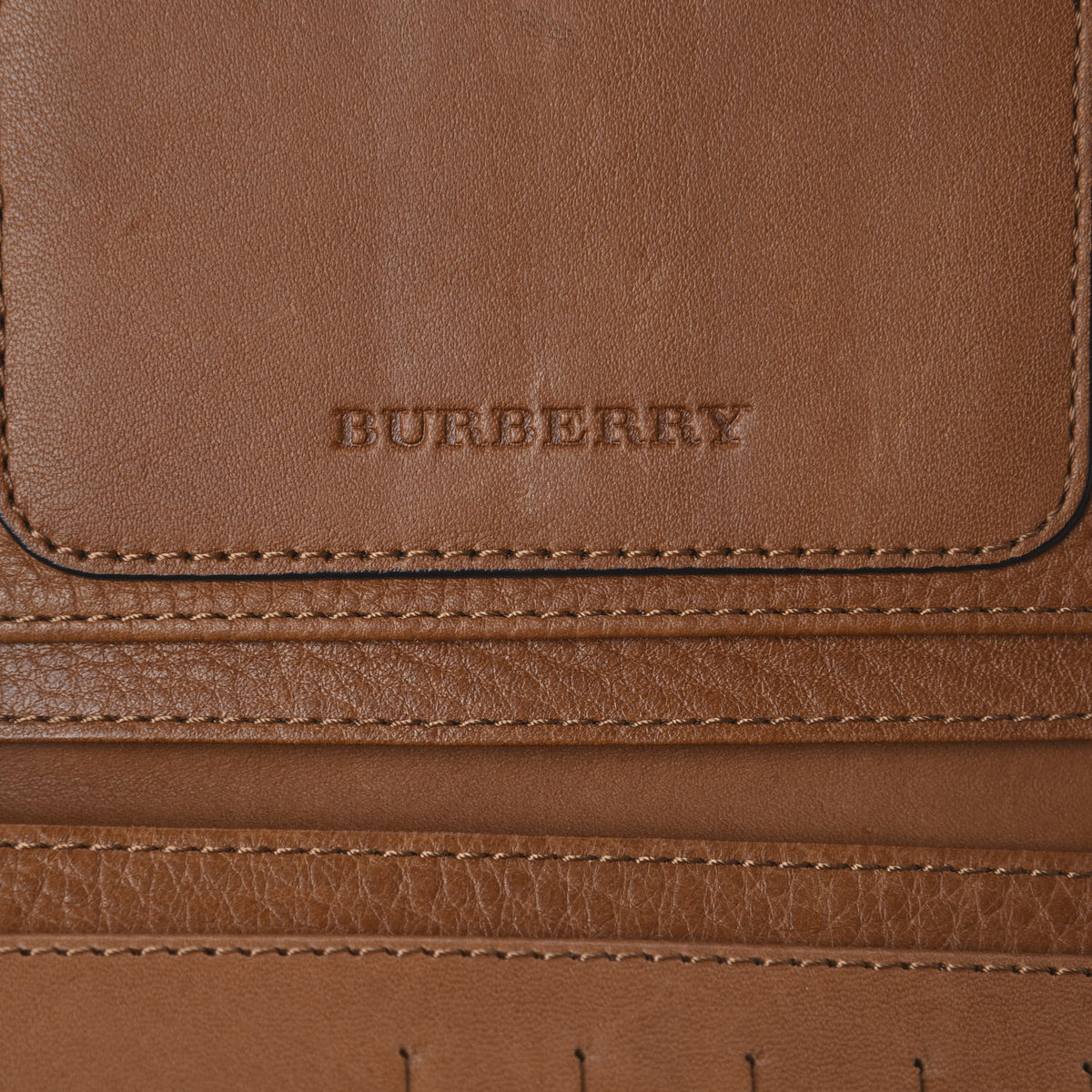 Brit Calfskin Lexi Wallet Saddle Brown