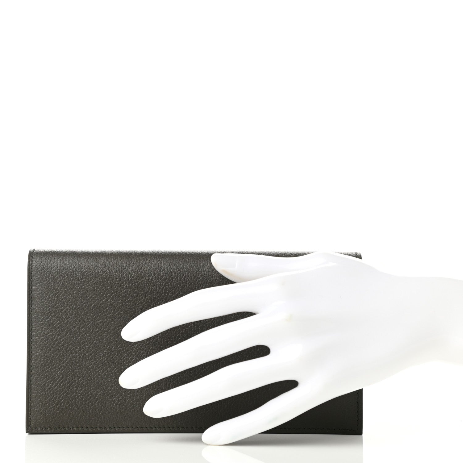 Hermes Evercolor Citizen Twill Long Wallet Vert De Gris 2 of 9