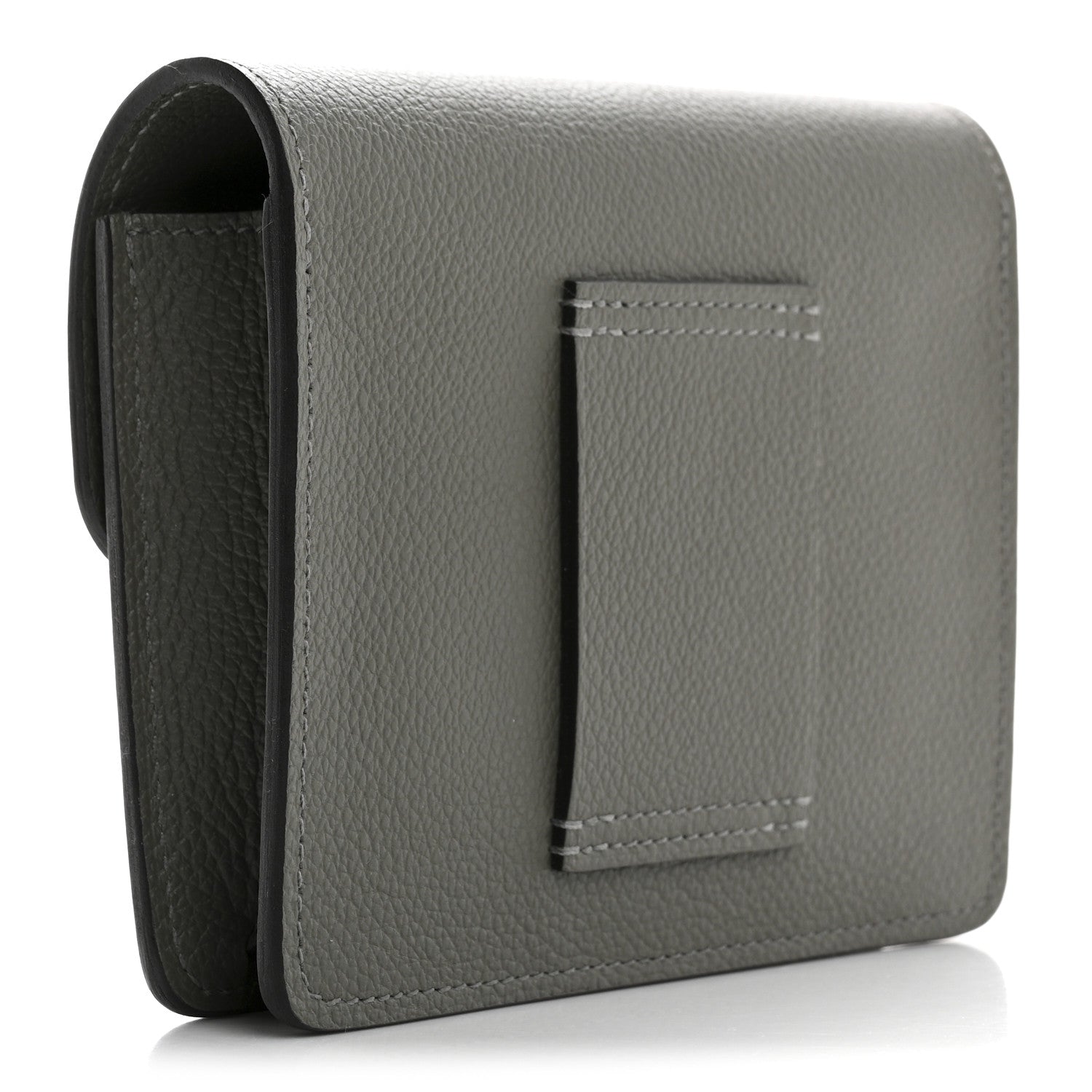 Hermes Evercolor Roulis Slim Wallet Gris Meyer 4 of 10