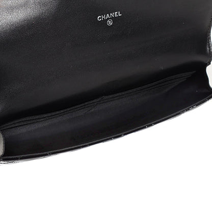 Chanel Patent Quilted Travel Wallet Black 5 of 10