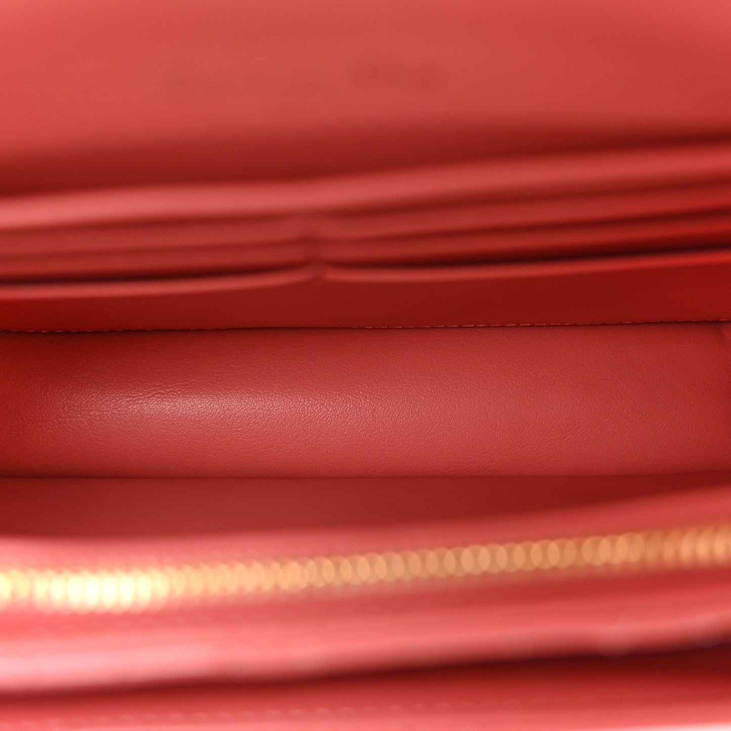 Patent Cannage Lady Dior Chain Pouch Pink