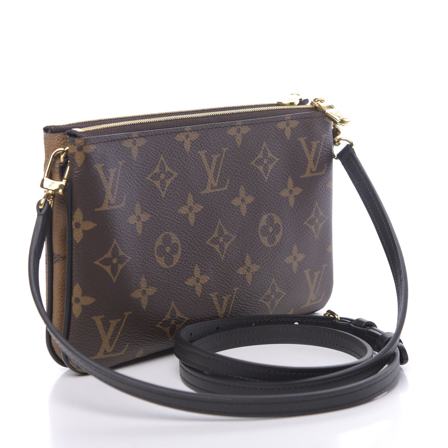 Louis Vuitton Reverse Monogram Giant Double Zip Pochette 3 of 11