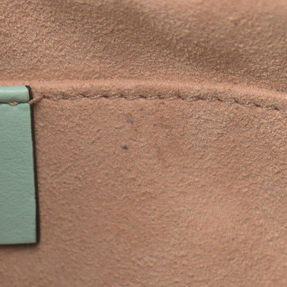 Gucci Calfskin Matelasse Diagonal Small GG Marmont Chain Shoulder Bag Multicolor Pastel 11 of 12