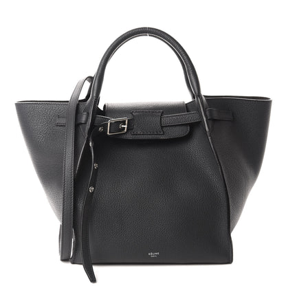 Celine Supple Grained Calfskin Small Long Strap Big Bag Anthracite 1 of 10