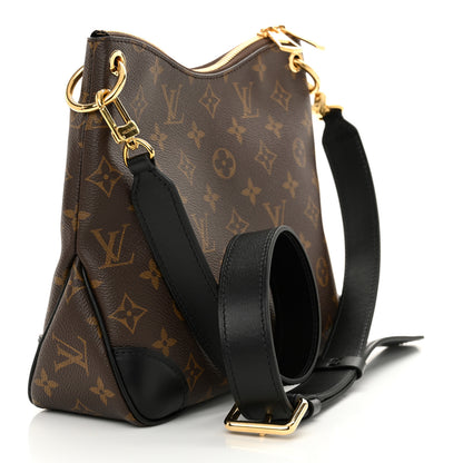 Louis Vuitton Monogram Odeon PM Black 3 of 9