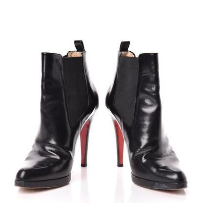 Christian Louboutin Calfskin Booties 38.5 Black 5 of 9