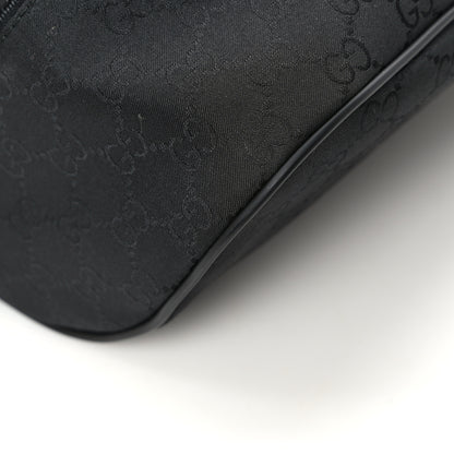 Gucci Nylon Monogram Fanny Pack Belt Bag Black 10 of 11