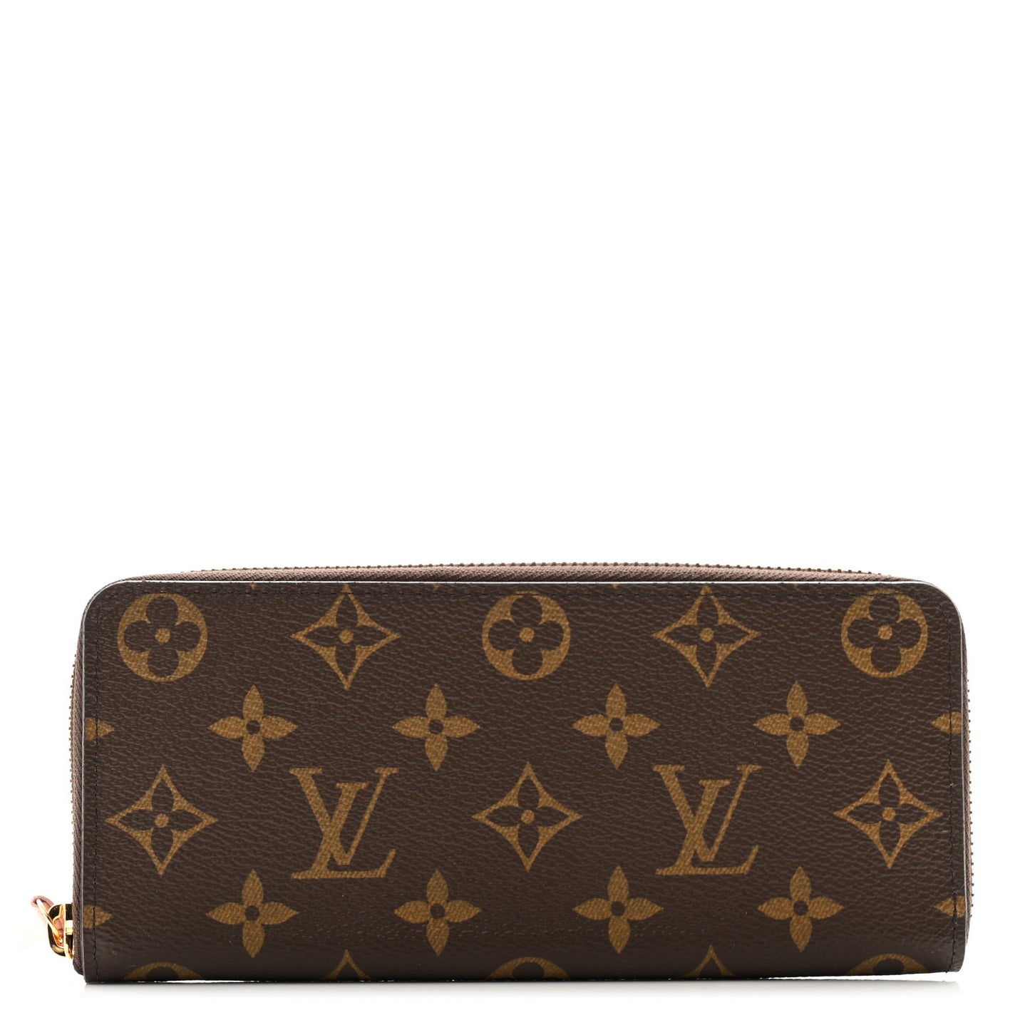 Monogram Clemence Wallet Rose Ballerine