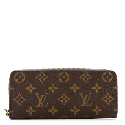 Louis Vuitton Monogram Clemence Wallet Rose Ballerine 1 of 8