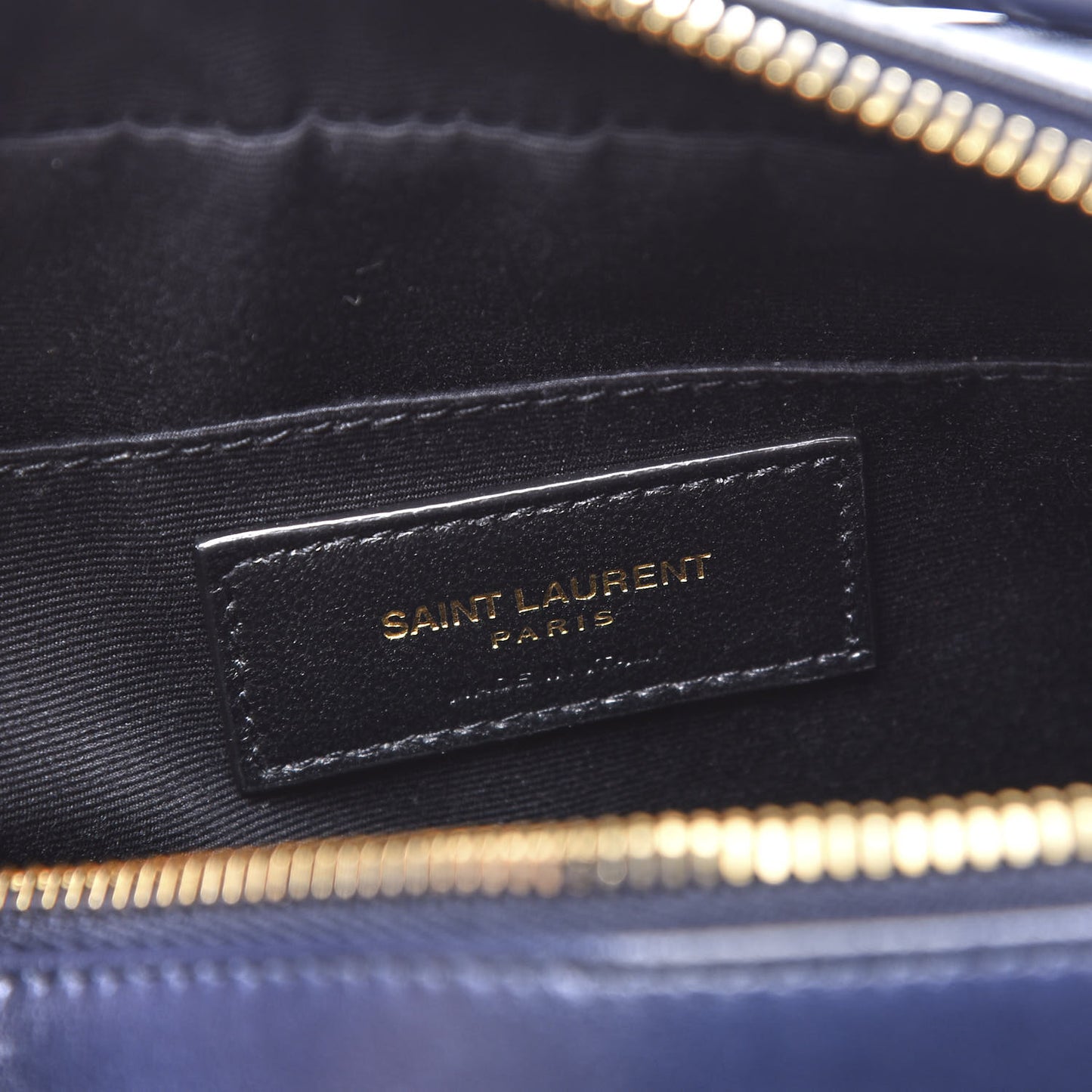 Calfskin Matelasse Monogram Lou Camera Bag Navy