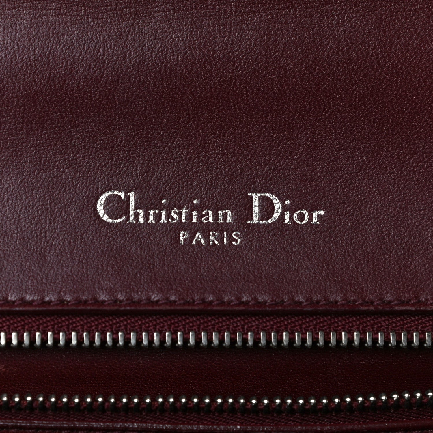 Christian Dior Tweed Calfskin Medium Diorama Flap Bag Burgundy Multicolor 6 of 32