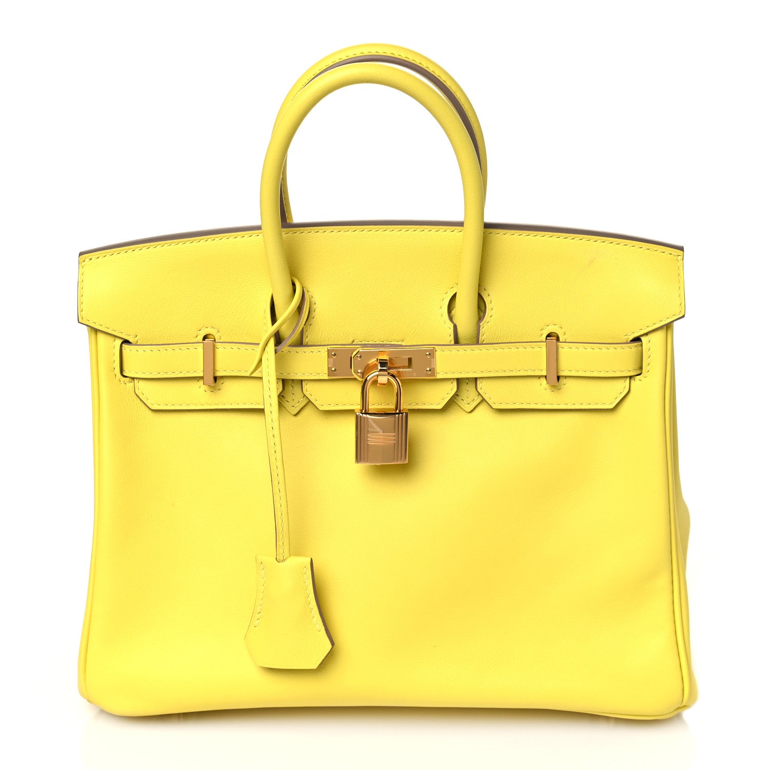 Hermes Swift Birkin 25 Lime 1 of 13