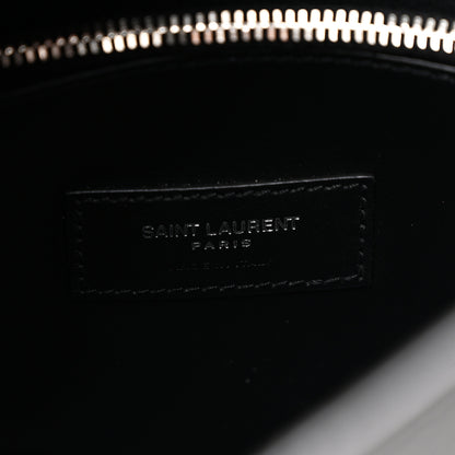 Saint Laurent Smooth Calfskin Small Le 5 A 7 Soft Hobo Black 6 of 11