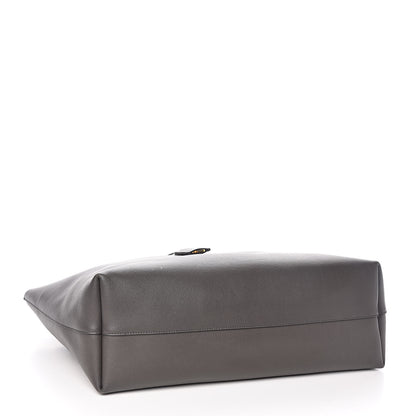 Saint Laurent Calfskin Large Shopping Tote Dark Grey 5 of 17