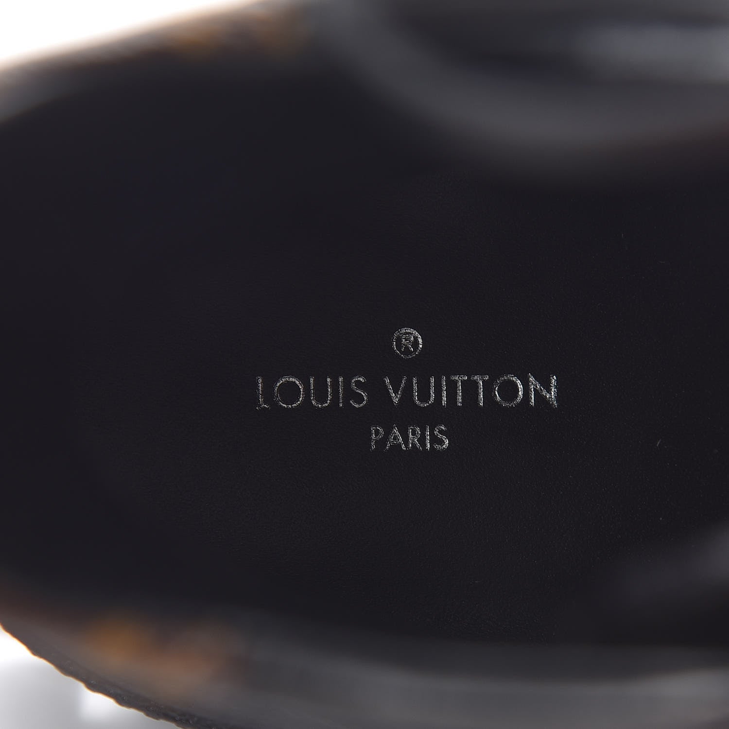 Louis Vuitton Suede Calfskin Monogram LV Black Heart Laureate Platform Desert Boots 36 Black 7 of 7