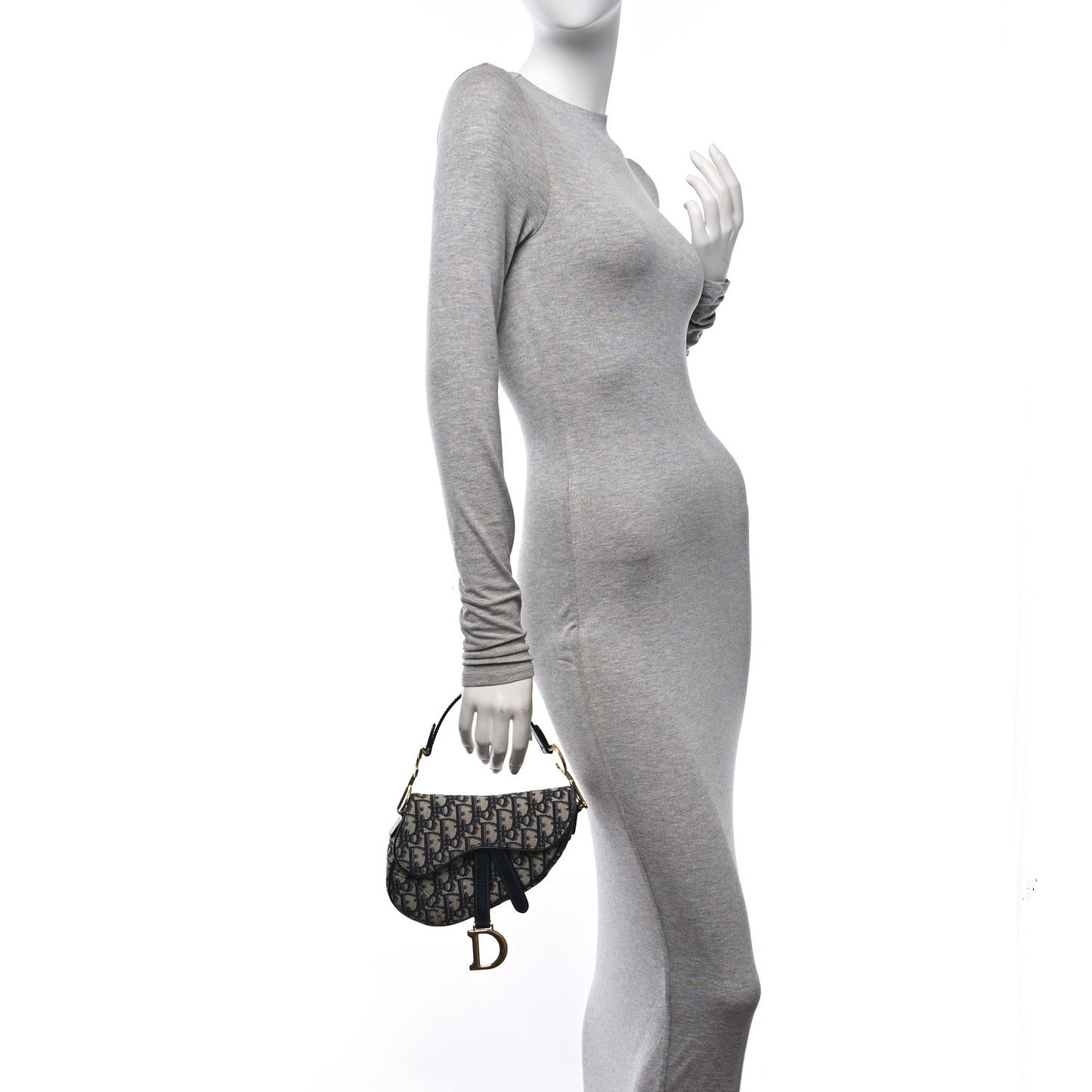 Oblique Mini Saddle Bag Blue