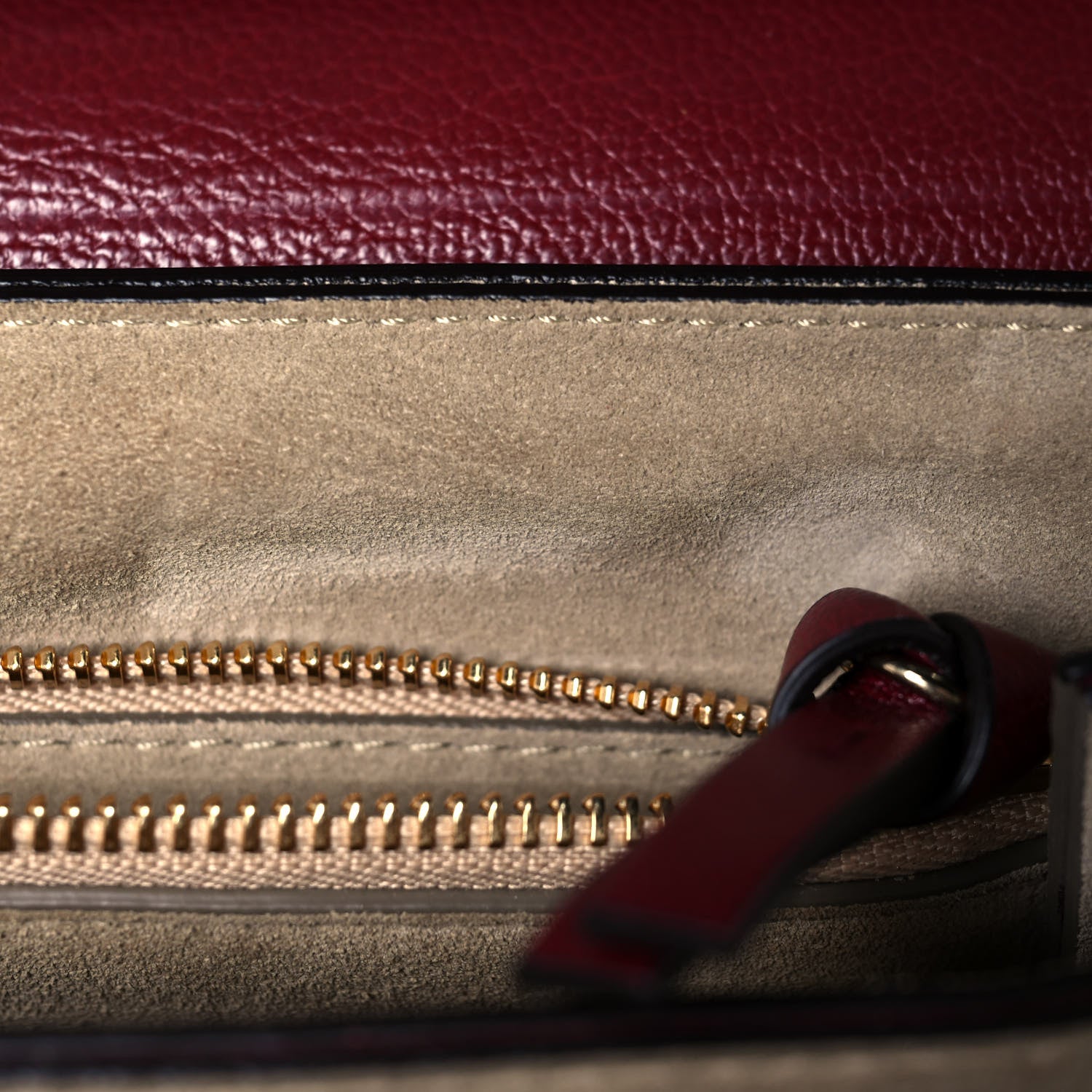 Chloe Calfskin Medium Faye Shoulder Bag Sienna Red 14 of 17