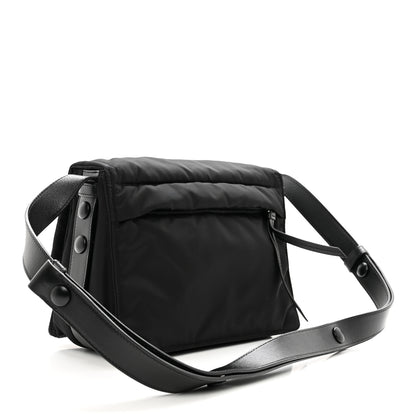 Prada Re-Nylon Vitello Padded Small Flap Shoulder Bag Black 3 of 11