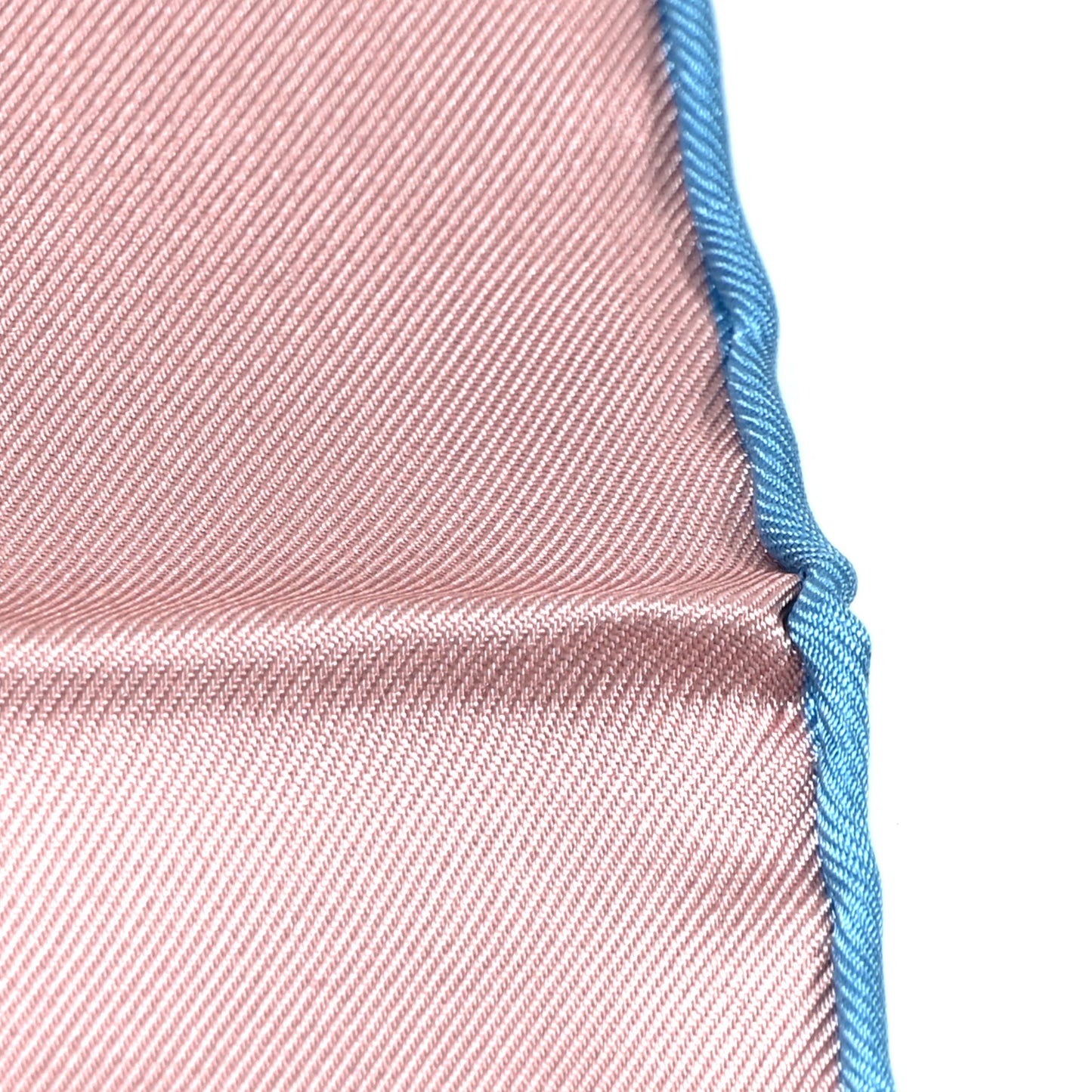 Silk Double Face Clair De Lune Scarf 90 Vieux Rose Jaune