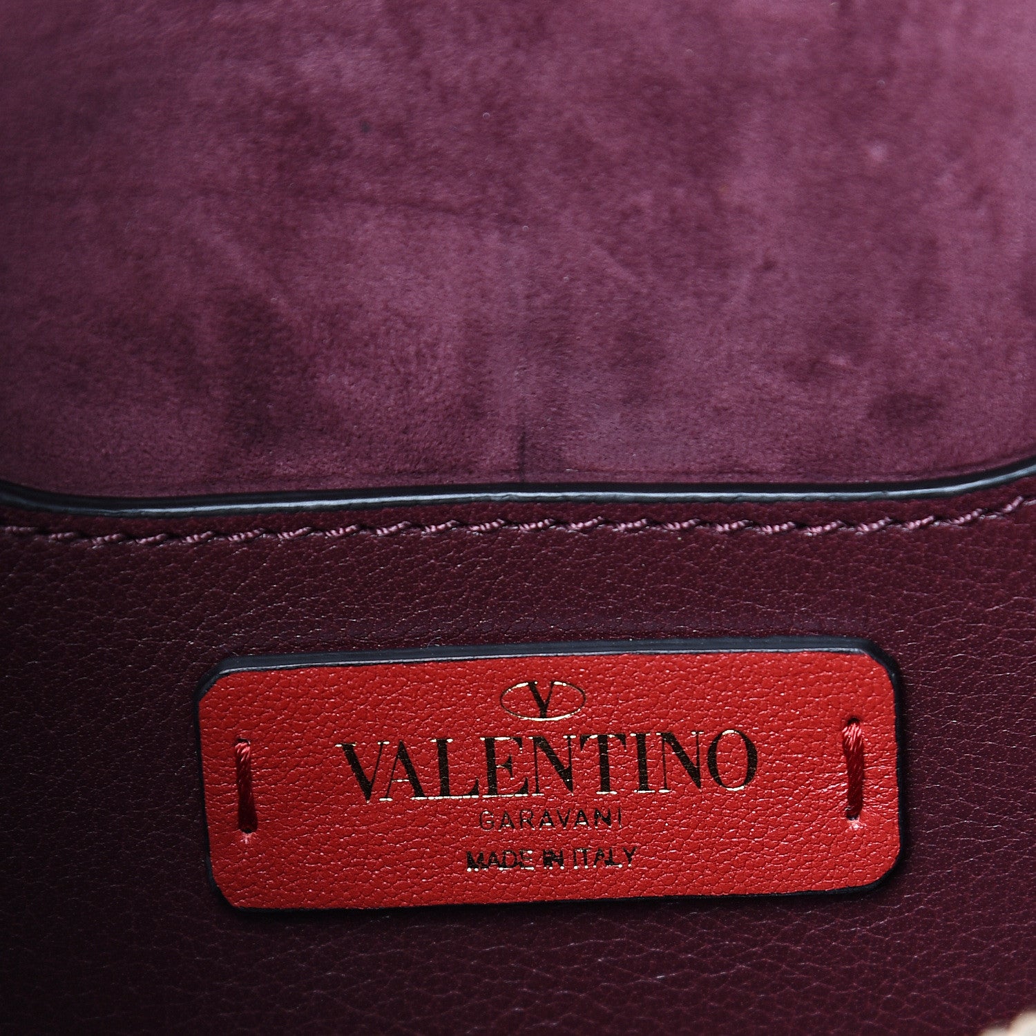 Valentino Garavani Vitello Rockstud No Limit Shoulder Bag Rubin 5 of 10