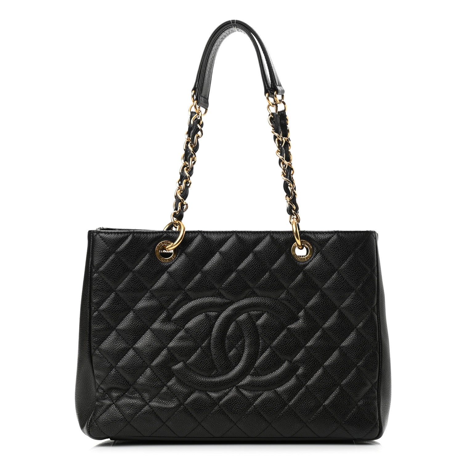 Chanel Caviar Quilted Grand Shopping Tote GST Black 1 of 10