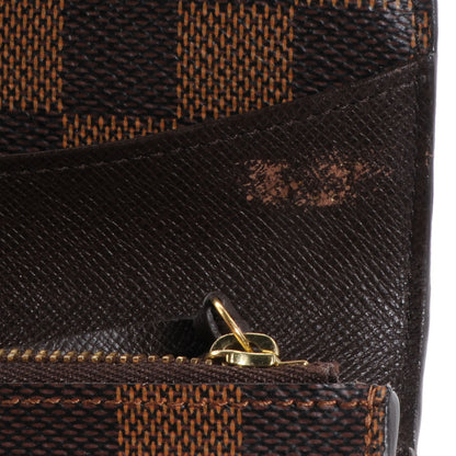 Louis Vuitton Damier Ebene Emilie Wallet 2 of 9