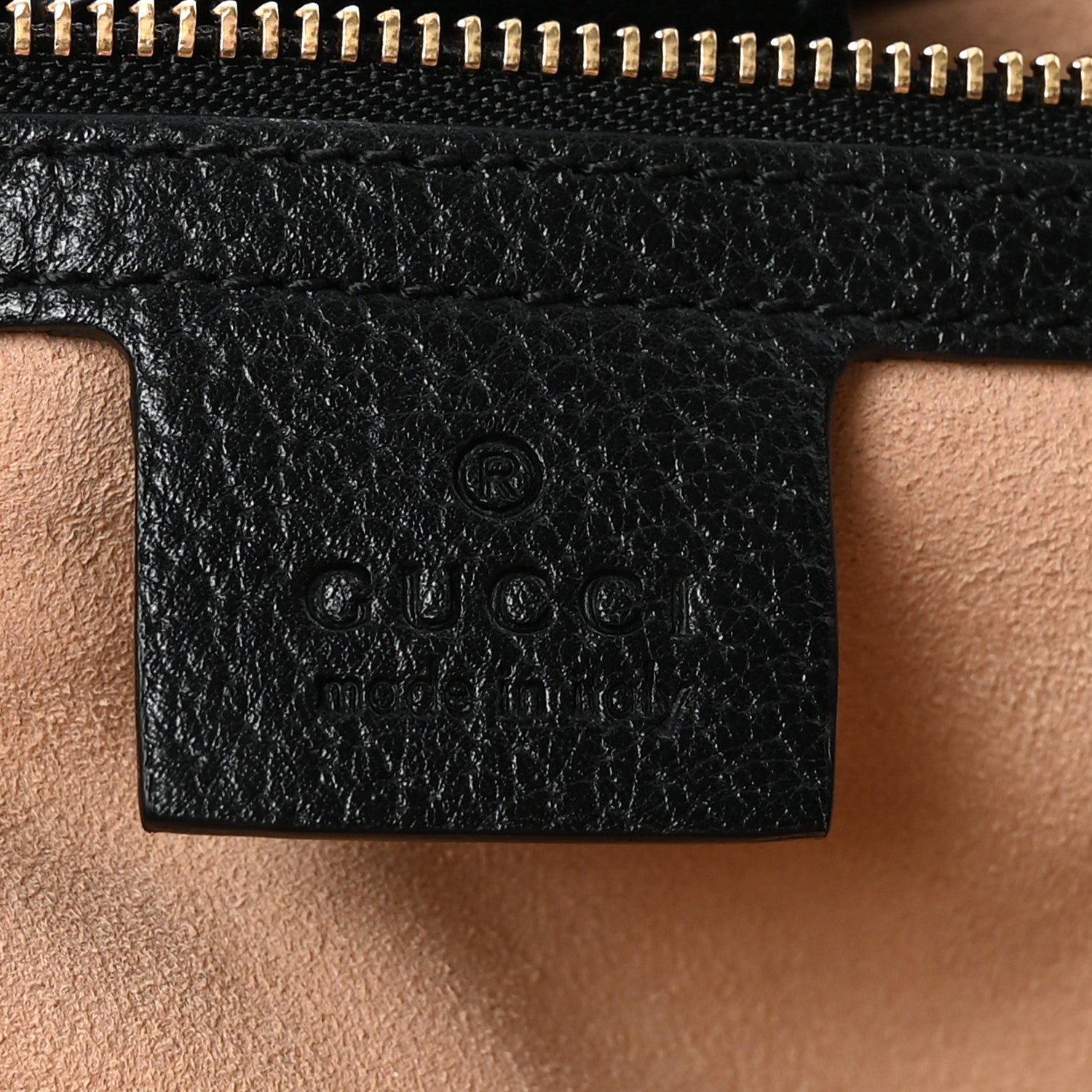 Gucci Textured Calfskin Web Medium Ophidia Shopping Tote Black 6 of 10