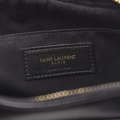 Saint Laurent Calfskin Matelasse Monogram Lou Camera Bag Black 6 of 10
