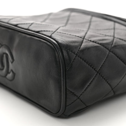 Chanel Lambskin Quilted Tassel Shoulder Bag Black 11 of 13