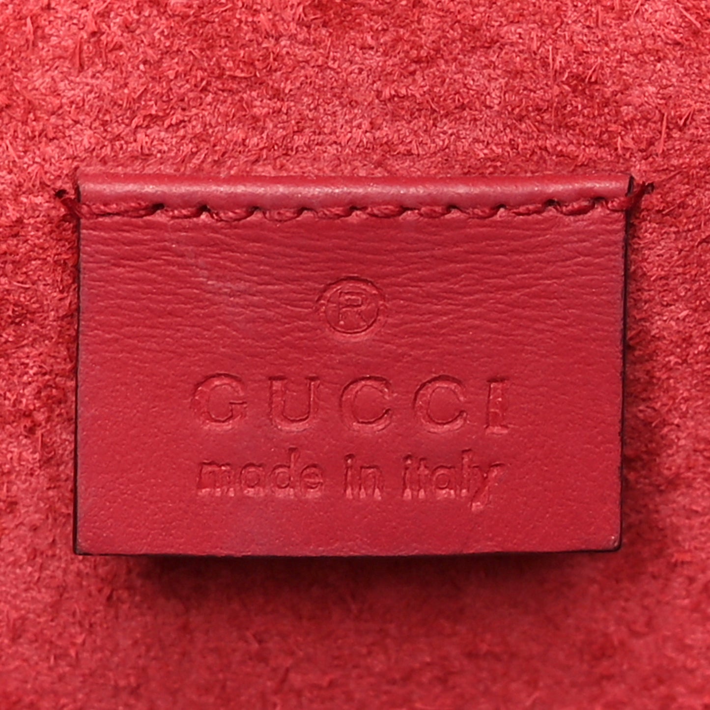GG Supreme Monogram Mini Dionysus Shoulder Bag Hibiscus Red