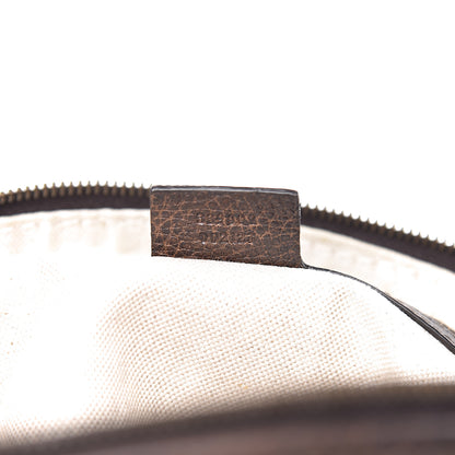 Gucci Monogram Laidback Crafty Dome Satchel Dark Brown 8 of 10