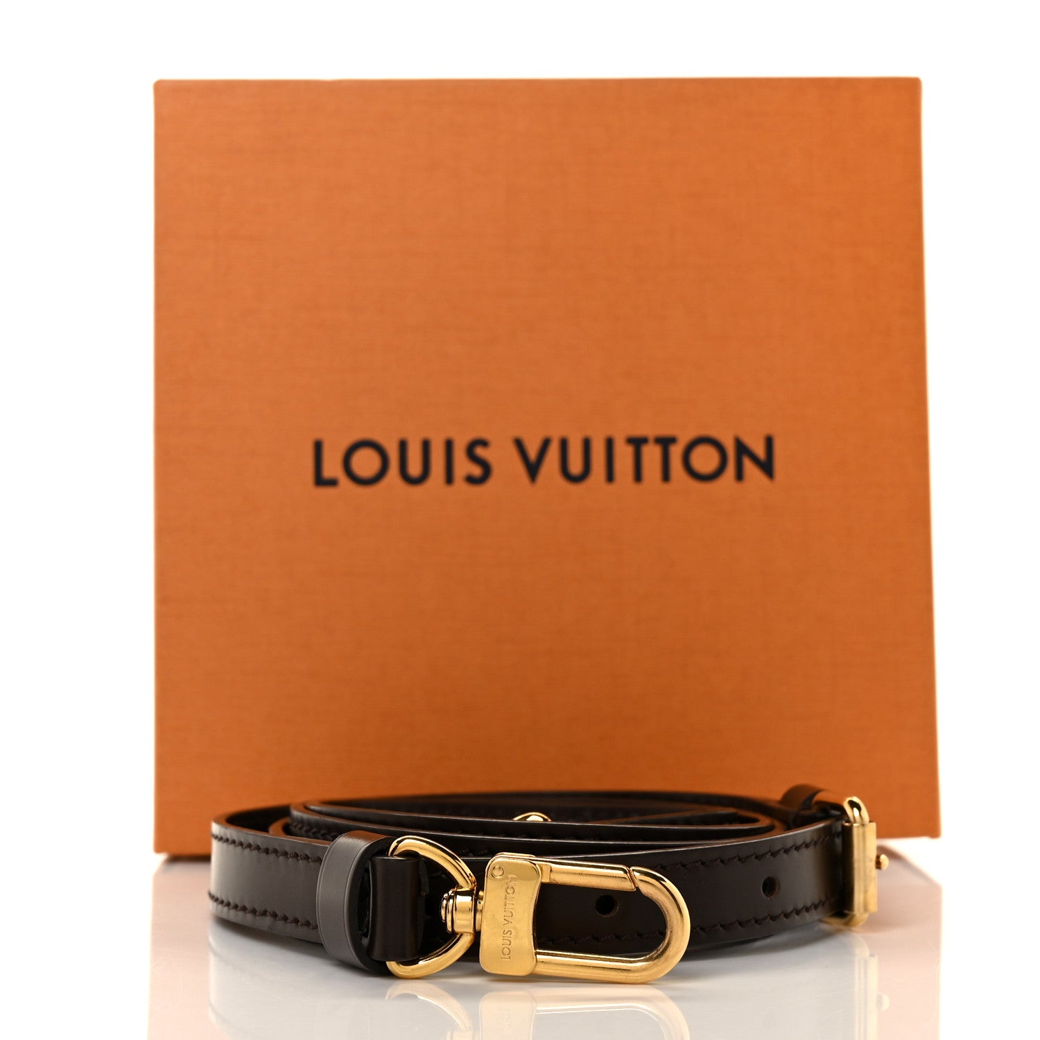 Louis Vuitton Calfskin 16mm Adjustable Shoulder Strap Ebene 4 of 4