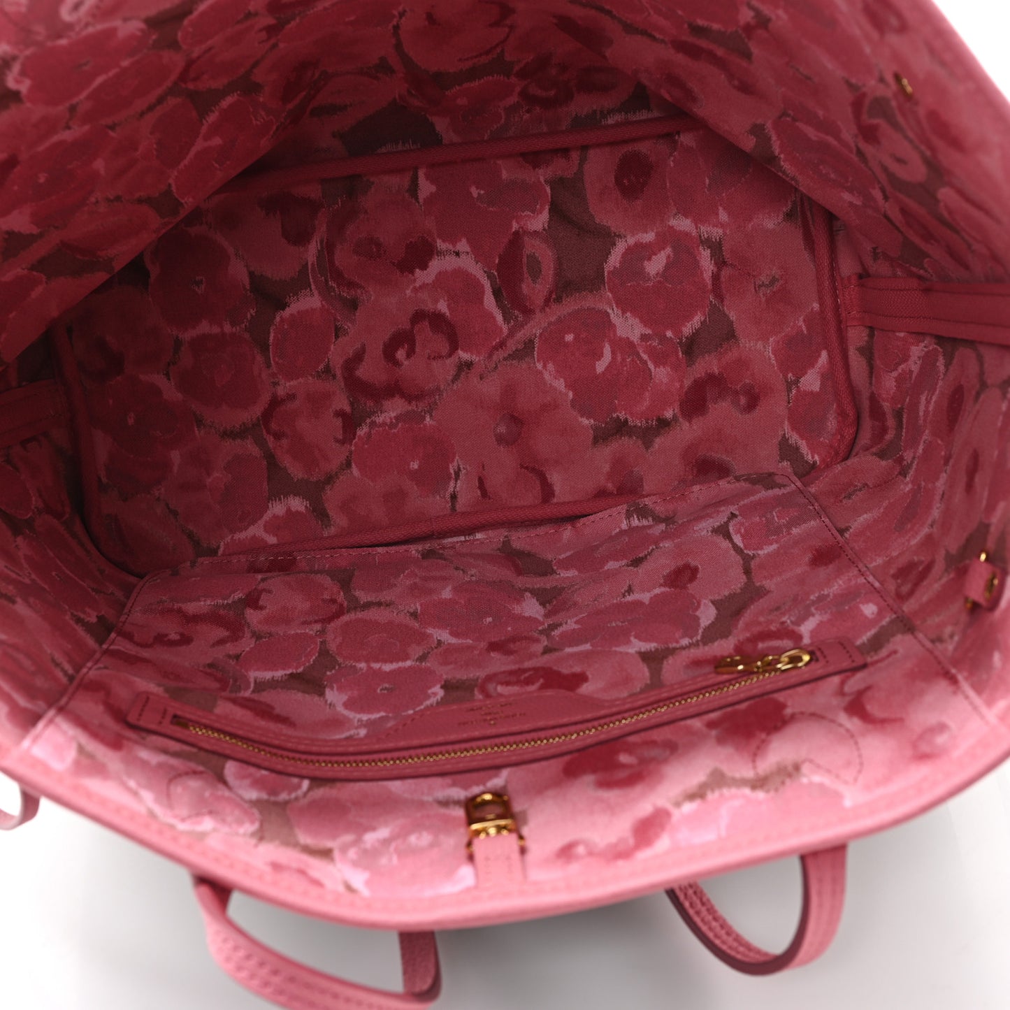 Monogram Articles de Voyage Ikat Neverfull MM Rose Velours