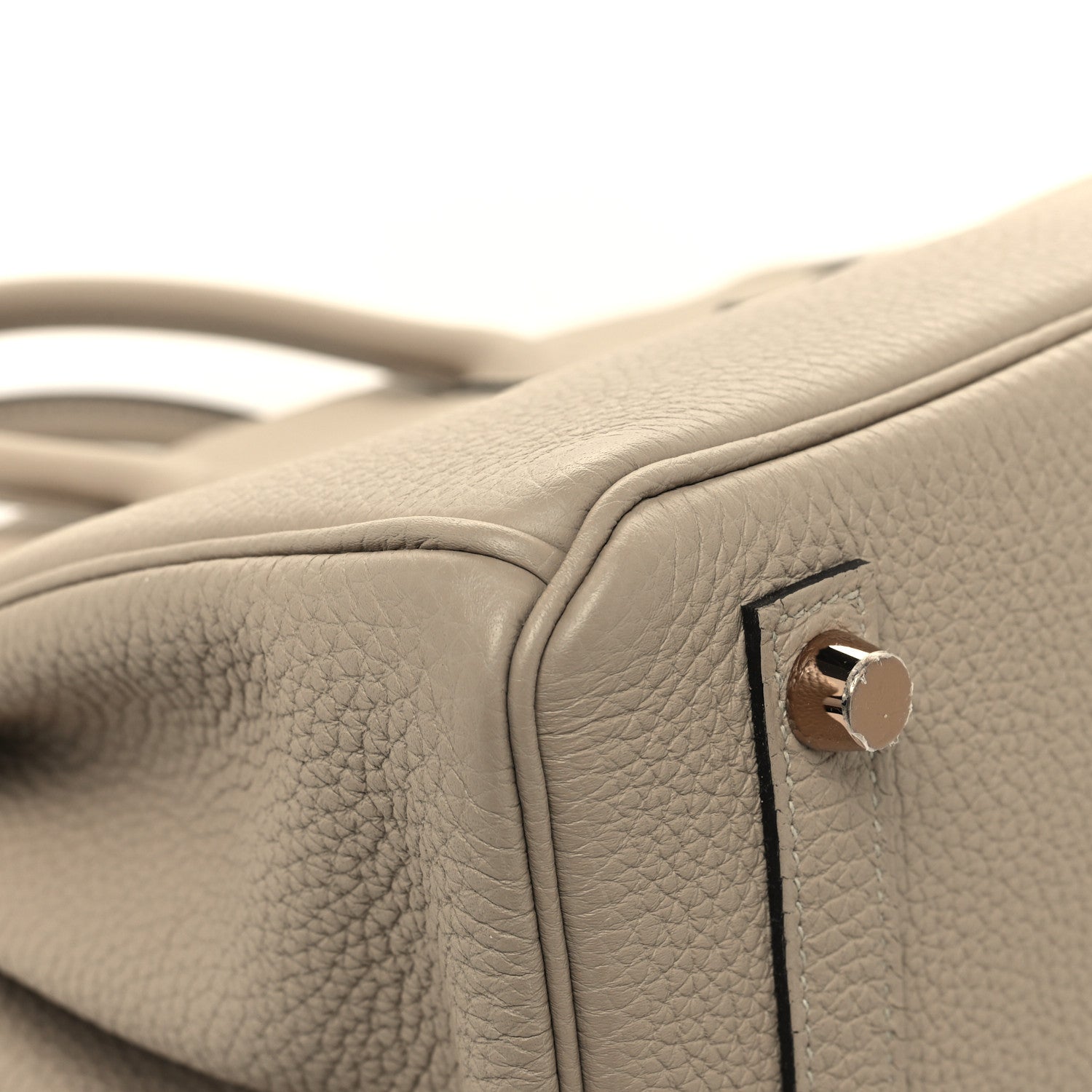 Hermes Togo Birkin 25 Gris Tourterelle 11 of 13