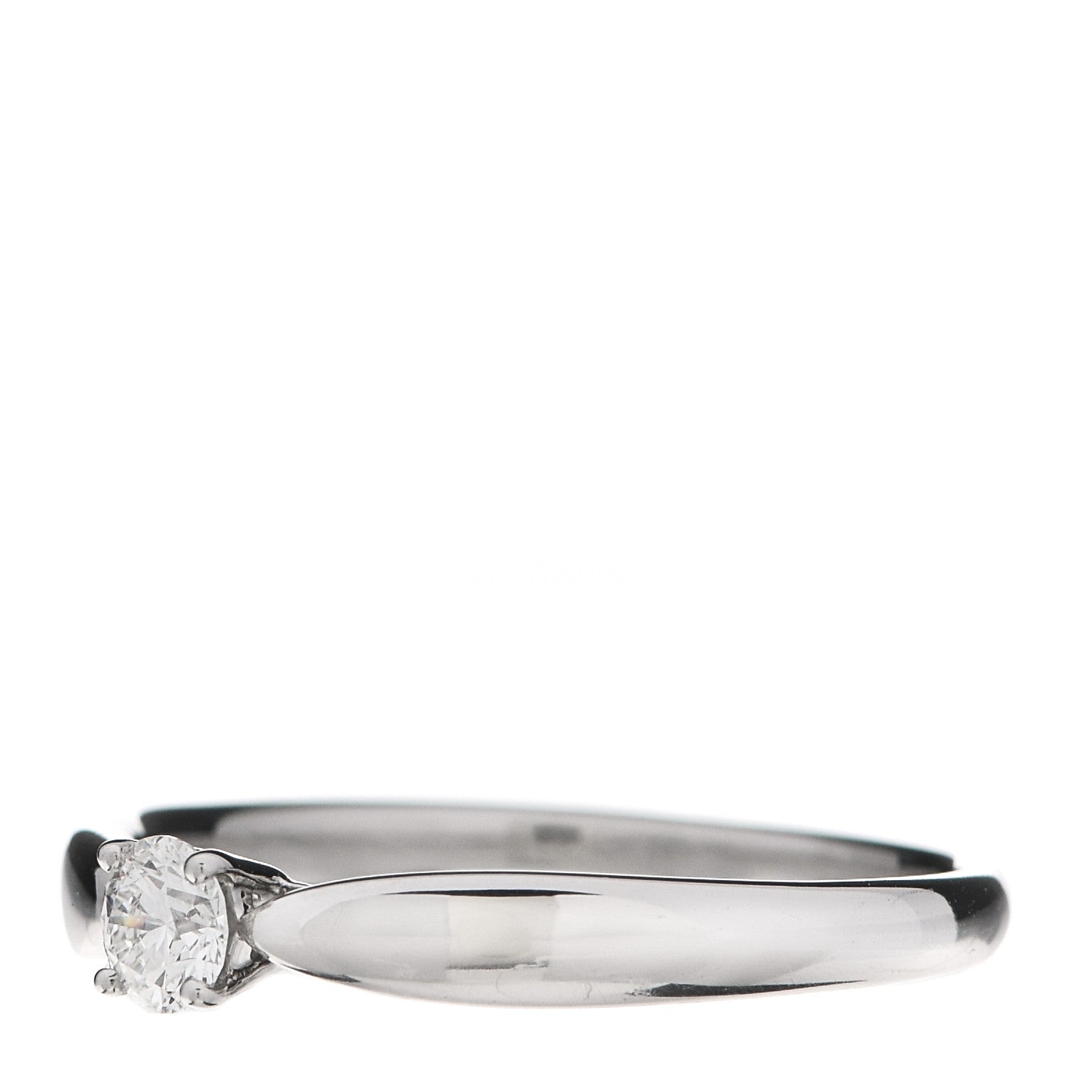 Tiffany Platinum Diamond .21ct Harmony Solitaire Engagement Ring 56 7.5 3 of 7
