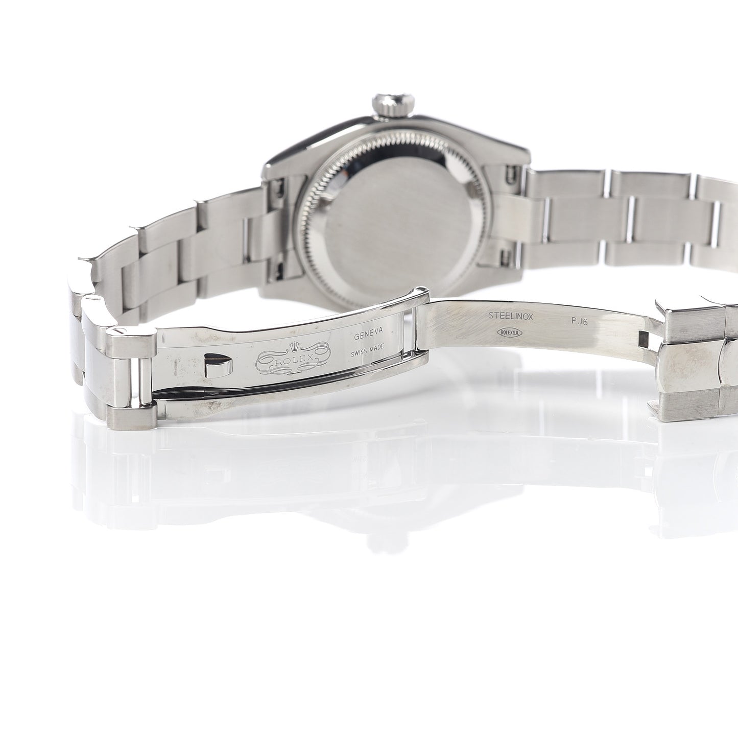 Stainless Steel 26mm Oyster Perpetual Datejust Watch White 179160