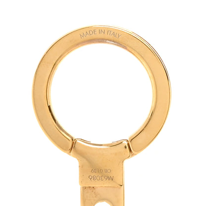 Louis Vuitton Brass Monogram Blooming Flowers Bag Charm Key Holder Rose Ballerine 6 of 7