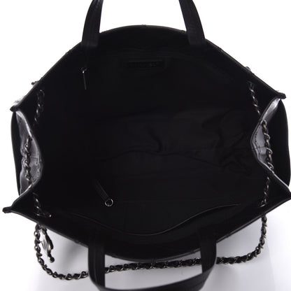 Chanel Calfskin CC Pocket Tote Black 5 of 13