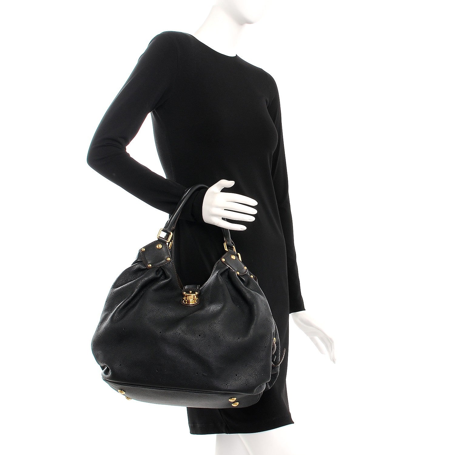 Louis Vuitton Mahina L Black 2 of 9