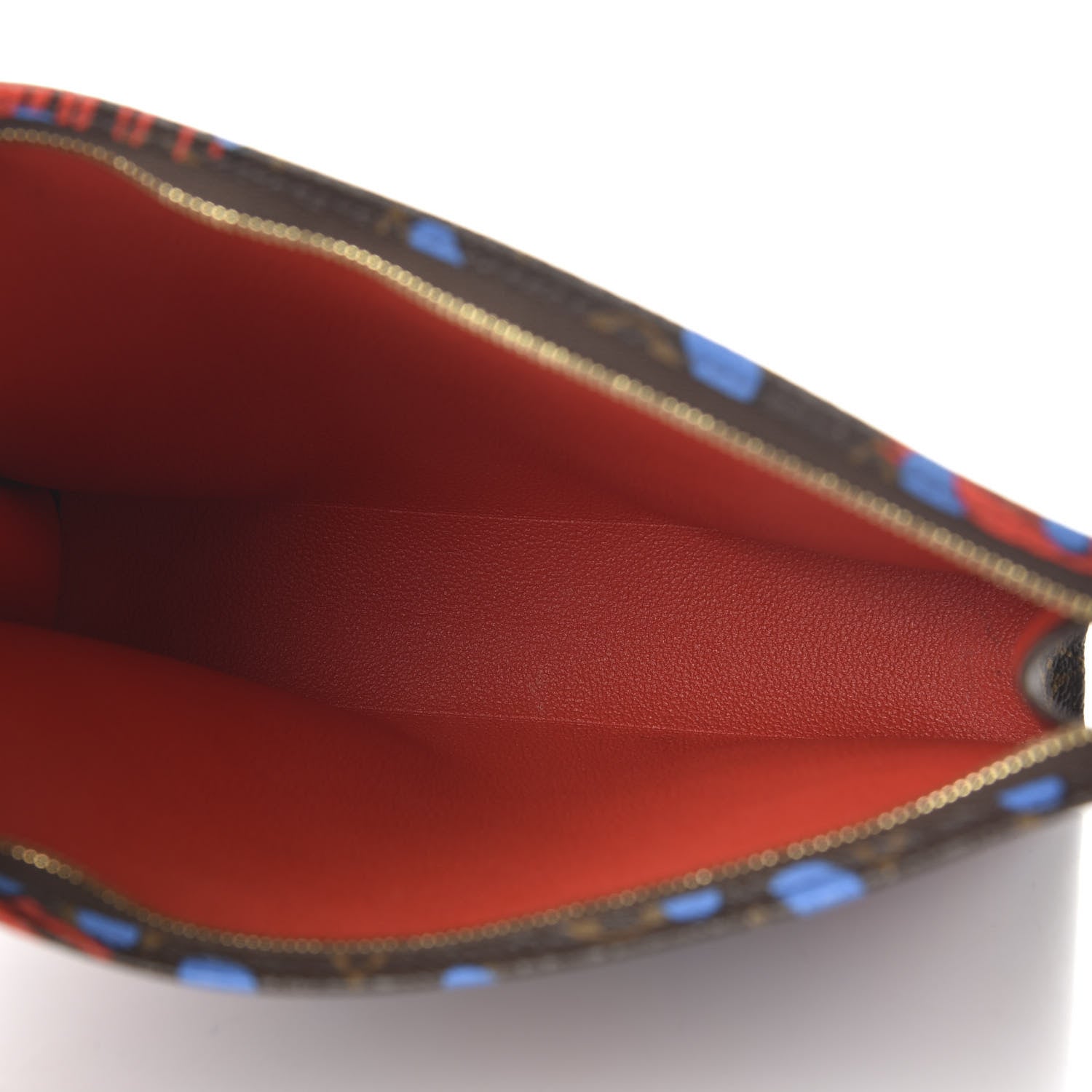 Louis Vuitton Monogram Jungle Dots Toiletry Pouch 26 Coquelicot Denim 5 of 9