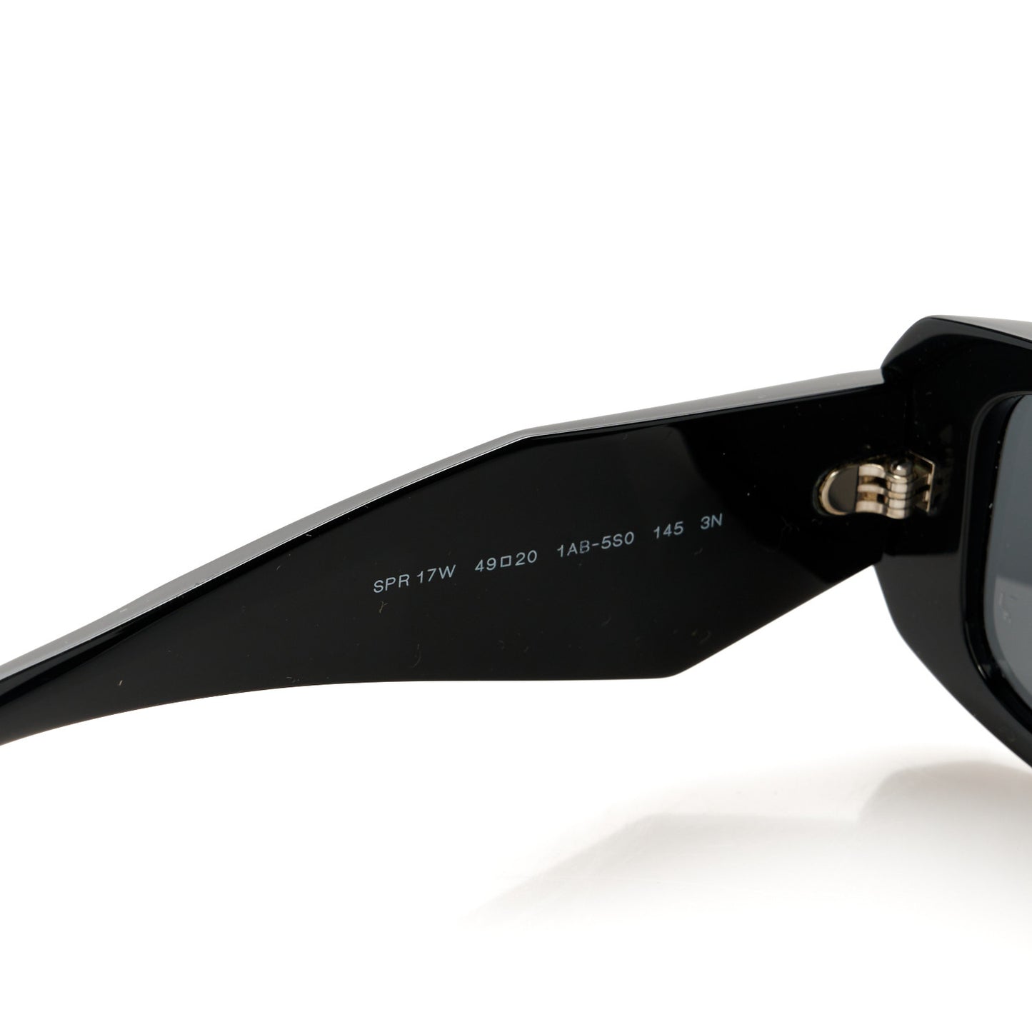 Acetate Symbole Sunglasses SPR 17W Black