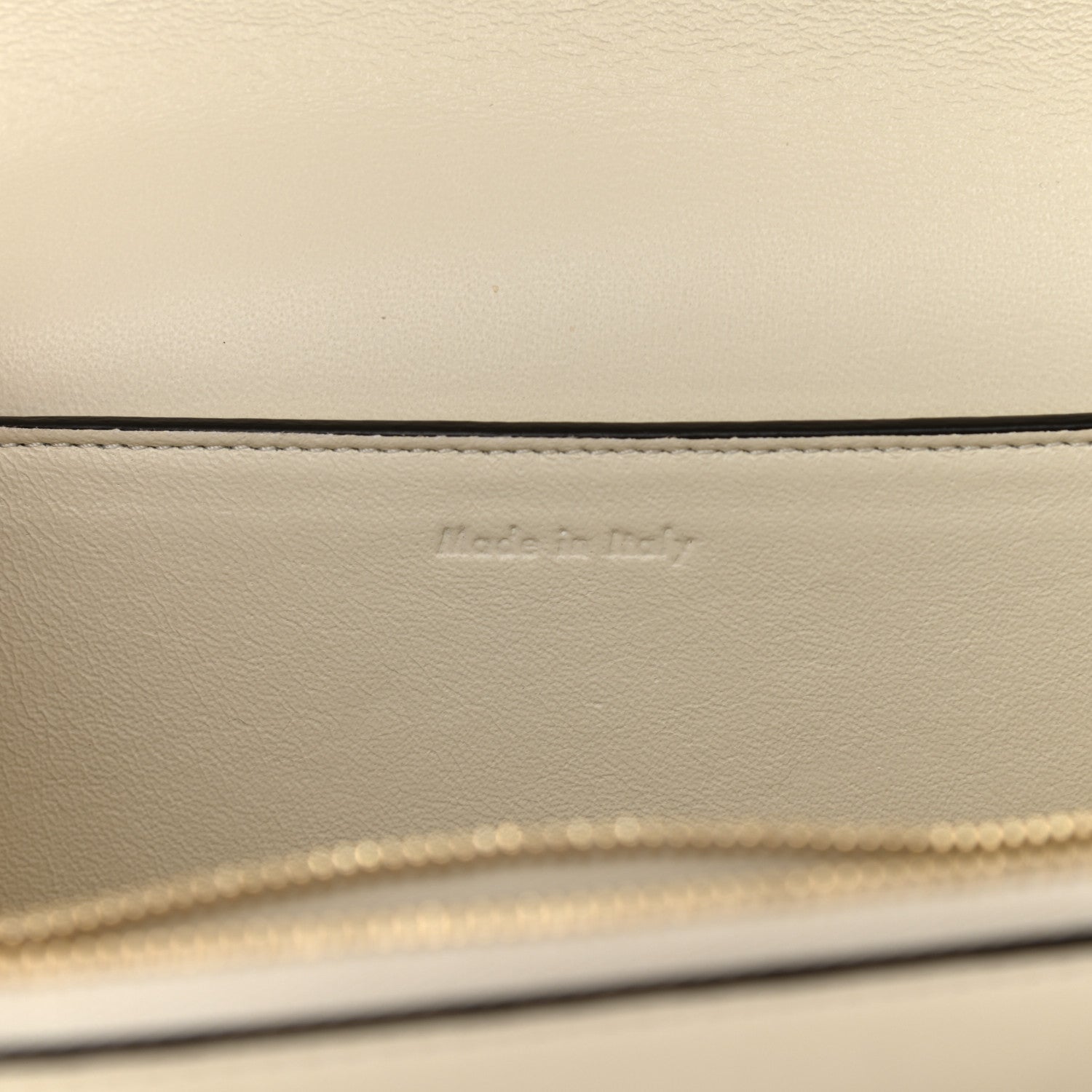 Celine Shiny Smooth Calfskin Medium Frame Shoulder Bag Ivory Royal Blue 7 of 20