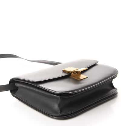 Celine Smooth Calfskin Medium Classic Box Flap Bag Anthracite 4 of 18