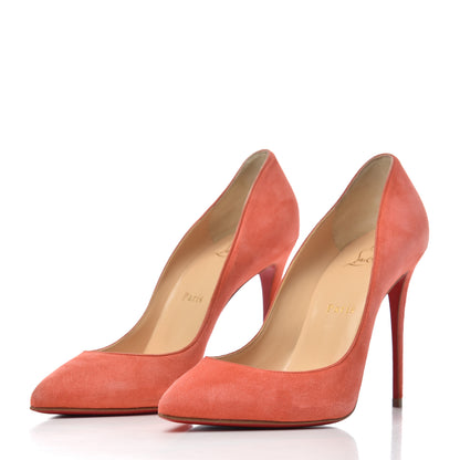 Christian Louboutin Veau Velours Pigalle Follies 100 Pumps 38.5 Charlotte 3 of 13